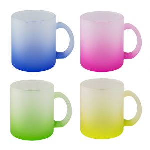 Sublimation Tasse Frosted mit Farbverlauf