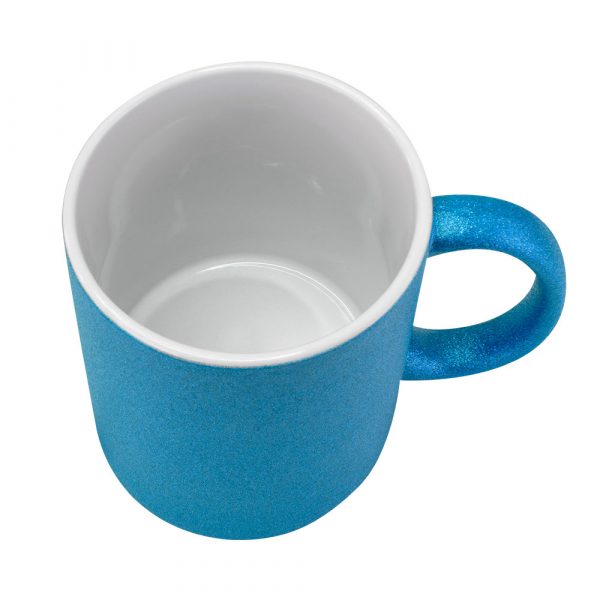 Sublimation Glitzer Tasse – Oben