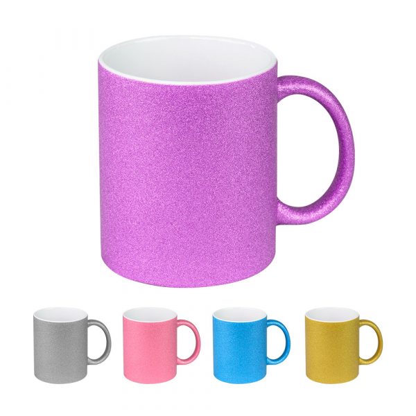 Sublimation Glitzer Tasse