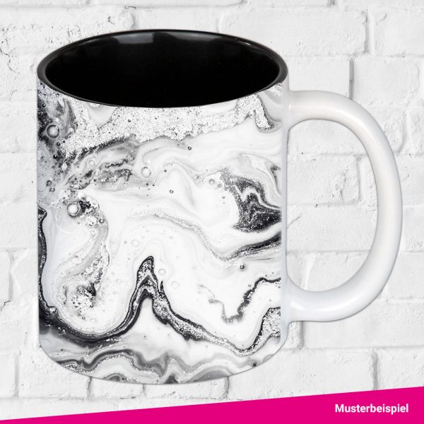 Sublimation Tasse Innenteil bunt Beispiel