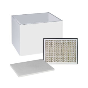 Pre-filter mat, intermediate filter, and main filter in a practical set for the Smoke Purifier AF150